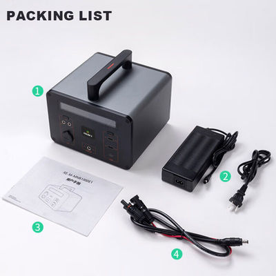 Outdoor Lifepo4 EV Ładowanie Przenośna elektrownia 300w 220v Emergency For Travel RV