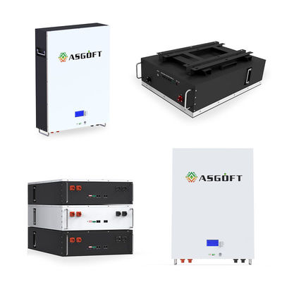 Naścienny system magazynowania energii słonecznej Lfp 5kw 10kw 51.2v 48v 100ah Lifepo4 Powerwall Battery