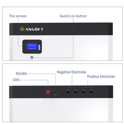OEM Akumulator 48v 200ah 5kw 100ah Lfp48v200ah Litowo-słoneczna bateria do przechowywania