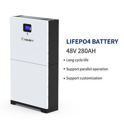 Cykl 8000 280ah Solar do układania w stosy 48v Lifepo4 Akumulator do przechowywania energii Powerwall do użytku domowego
