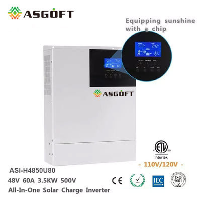 Hybrydowy inwerter solarny MPPT 5KW Off Grid 48V 80A Inteligentne sterowanie WiFi