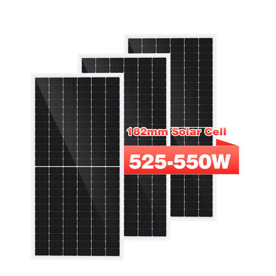 Przezroczysty 450w 500w 540w Mono dwustronny system paneli słonecznych do domu