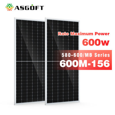 Full Black Off Grid 600 Watt Solar fotowoltaiczny monokrystaliczny system paneli fotowoltaicznych do elektryczności w domu