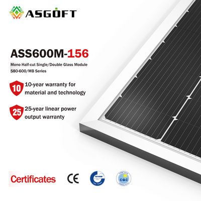 Full Black Off Grid 600 Watt Solar fotowoltaiczny monokrystaliczny system paneli fotowoltaicznych do elektryczności w domu