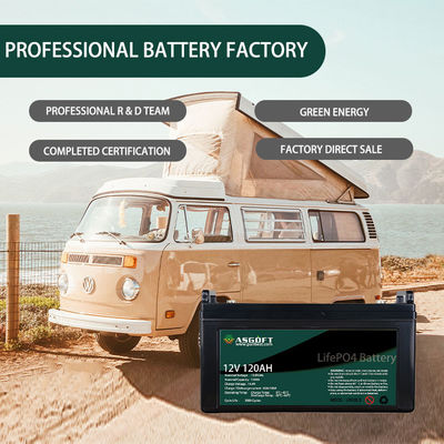 Akumulator litowy LiFePo4 120AH 12 V do przechowywania energii słonecznej Ev