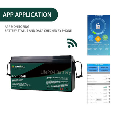 ASGOFT Lipo4 Lifepo4 Bateria 100ah 150AH 12-woltowy akumulator litowo-jonowy