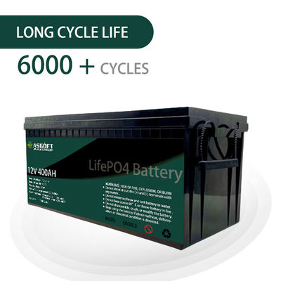 ASGOFT Solar Energy Lifepo4 12V akumulator litowy 400ah Pakiet do wózków golfowych RV