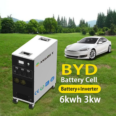 Przenośny powerbank zasilany energią słoneczną 6 kWh i przenośna mobilna moc falownika 3 kW