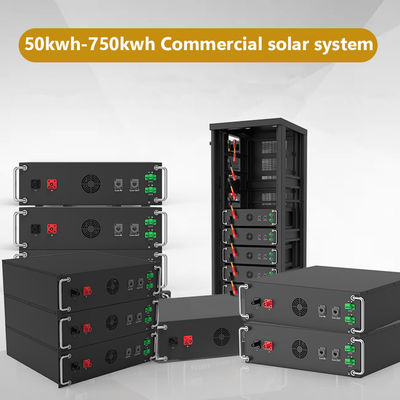 15kwh-750kwh Komercyjna szafka z regalami Wysokonapięciowy system magazynowania energii słonecznej