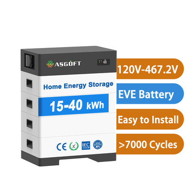 Wysokonapięciowy akumulator słoneczny 15kw-40kw System energetyki słonecznej dla gospodarstw domowych Bank energii słonecznej z akumulatorem litowym