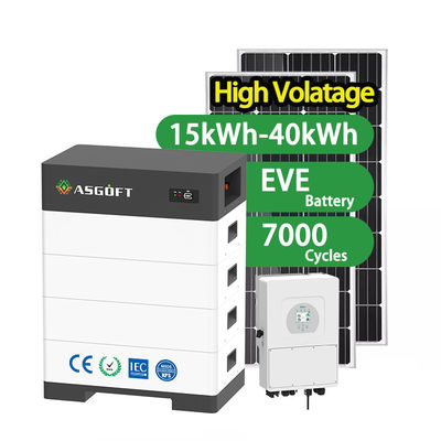 Wysokonapięciowy 100Ah generator słoneczny 15kwh-40kw Akumulacyjna bateria do magazynowania energii 100Ah domowe baterie litowo-jonowe