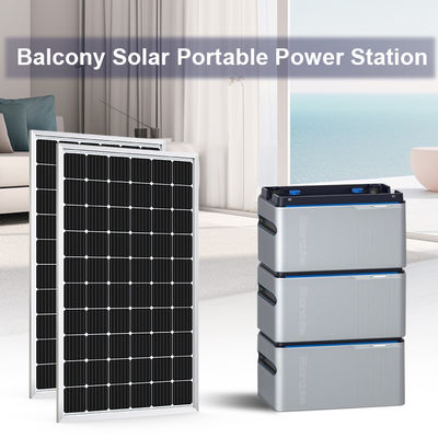 Micro Inverter Akumulator 1024wh 5120Wh Balkon Elektrownia słoneczna Przenośna Elektrownia 800W