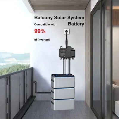 Plug And Play 800W balkon PV System z LiFePO4 baterii / Micro Inverter
