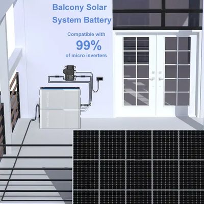 Elektrownia balkonu 800W Mikroinwerter Balkon Bateria systemu słonecznego 1000W
