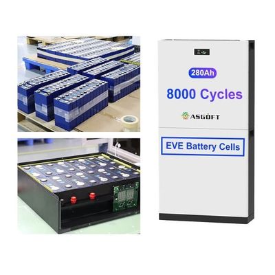51.2V 300Ah 15kwh Litowo-jonowy LiFePO4 Zestaw baterii Przechowywanie energii Bateria słoneczna