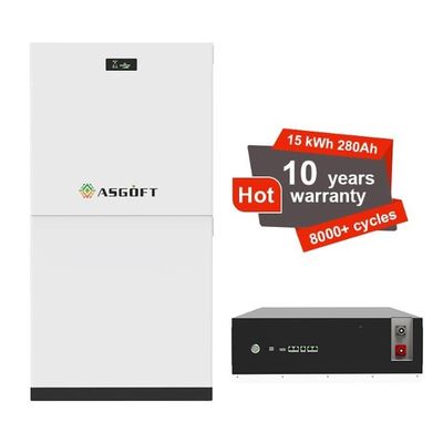51.2V 280Ah akumulator do przechowywania energii w domu 15kWh akumulator litowo-jonowy głębokiego cyklu