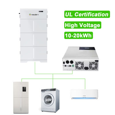 USA Home Hybrid 10kw 15kw 20kw Wysokonapięciowy Ess Byd 20 KWh Bateria litowa