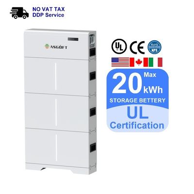 Wysokonapięciowy zestaw baterii LiFePO4 20kwh Przechowywanie energii Baterie litowo-jonowe