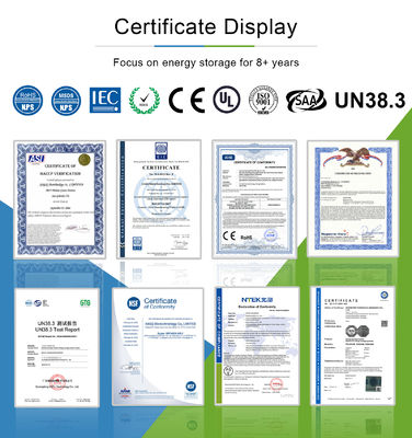 Certyfikat UL Do użytku domowego 5kw 10kw 20kw Solar PV Storage LiFePO4 Lithium Battery