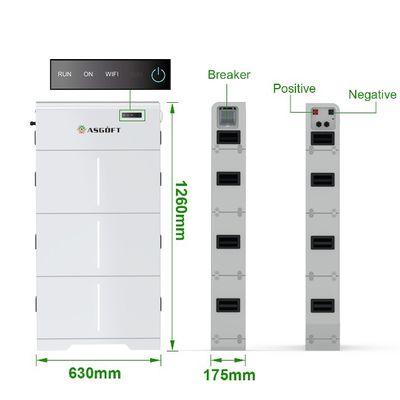 Certyfikat UL Do użytku domowego 5kw 10kw 20kw Solar PV Storage LiFePO4 Lithium Battery
