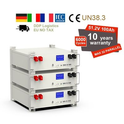 48V 5kWh 100Ah LiFePO4 Pack Battery Zestawione Litium Ion Baterie do magazynowania energii
