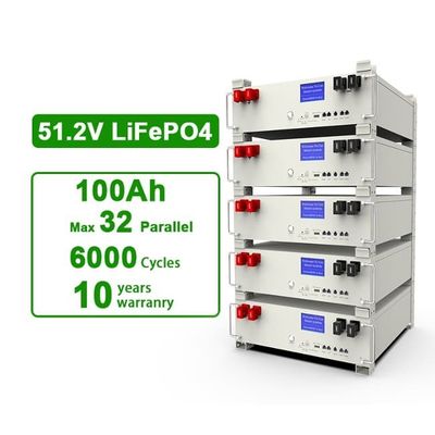 CE układany 5kwh Lifepo4 Hybrid Home Energy Storage Lithium Iron 100Ah Bateria