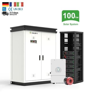 Akumulator systemu magazynowania energii wytwarzania energii słonecznej w mikrociągach 50 kWh 100 kWh