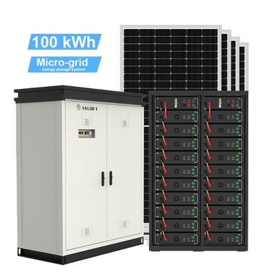 Kompletny zestaw 50kWh 60kWh 70kWh układu słonecznego Hybrid 100kWh akumulator do magazynowania energii