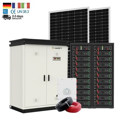 50kw 100KW Farm Off Grid Power On Grid Bateria systemu magazynowania energii przemysłowej